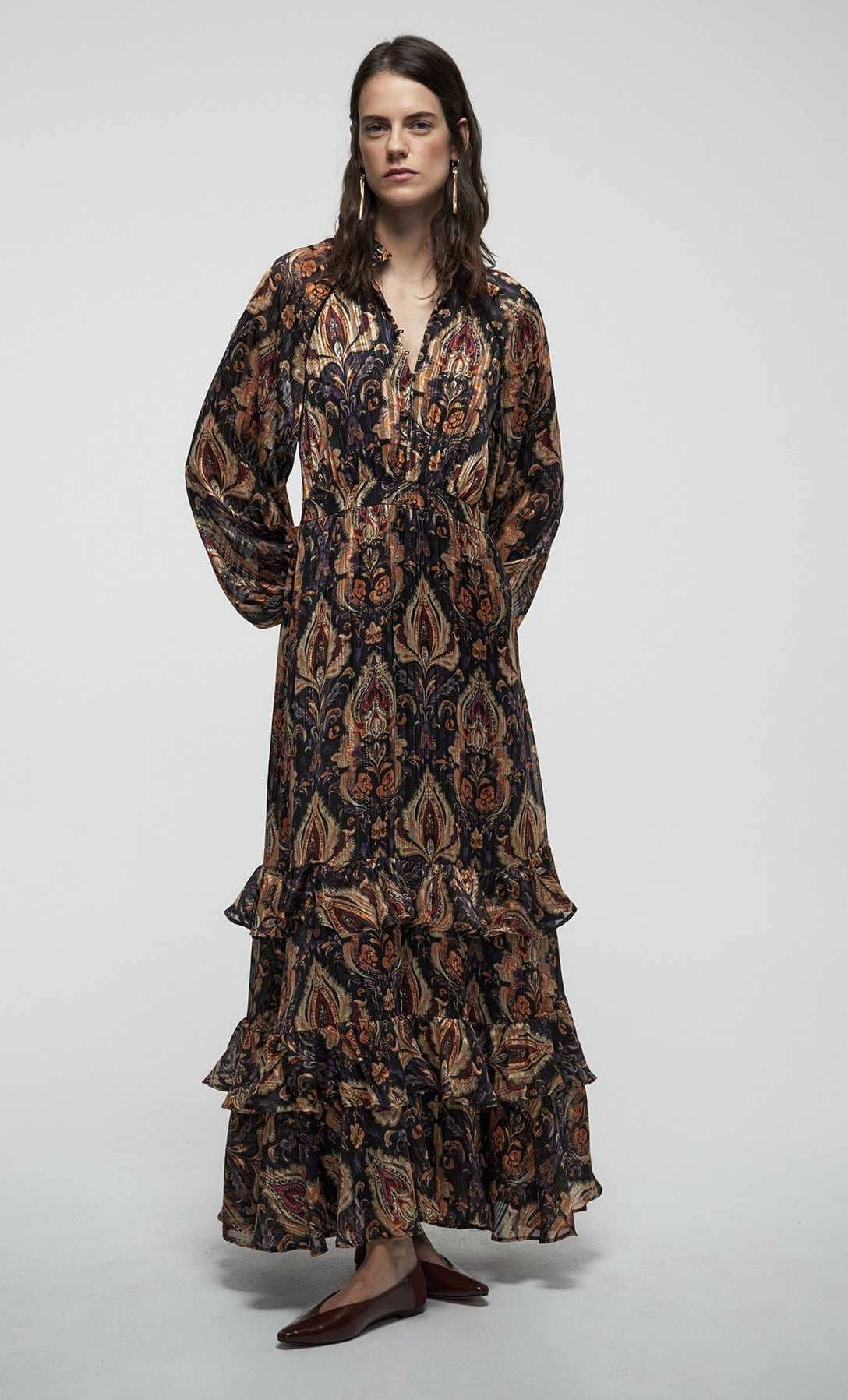 Vestido paisleys de Sfera