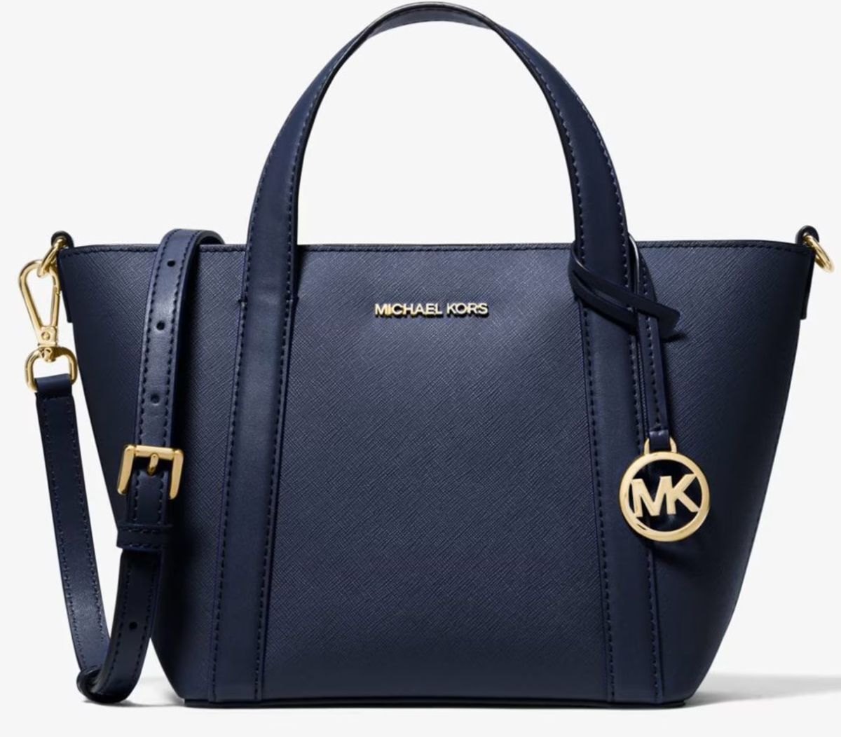 Bolso de mano Pratt con textura convertible a bandolera Michael Kors de El Corte Inglés