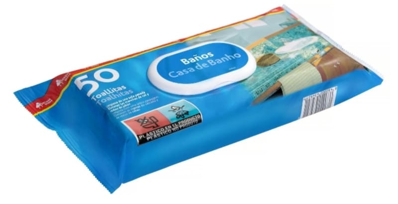 Toallitas limpiadoras de baños Bosque Verde