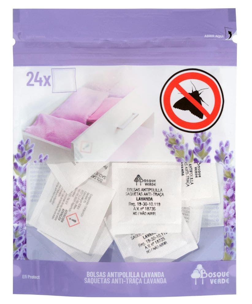 Bolsitas antipolillas Lavanda Bosque Verde