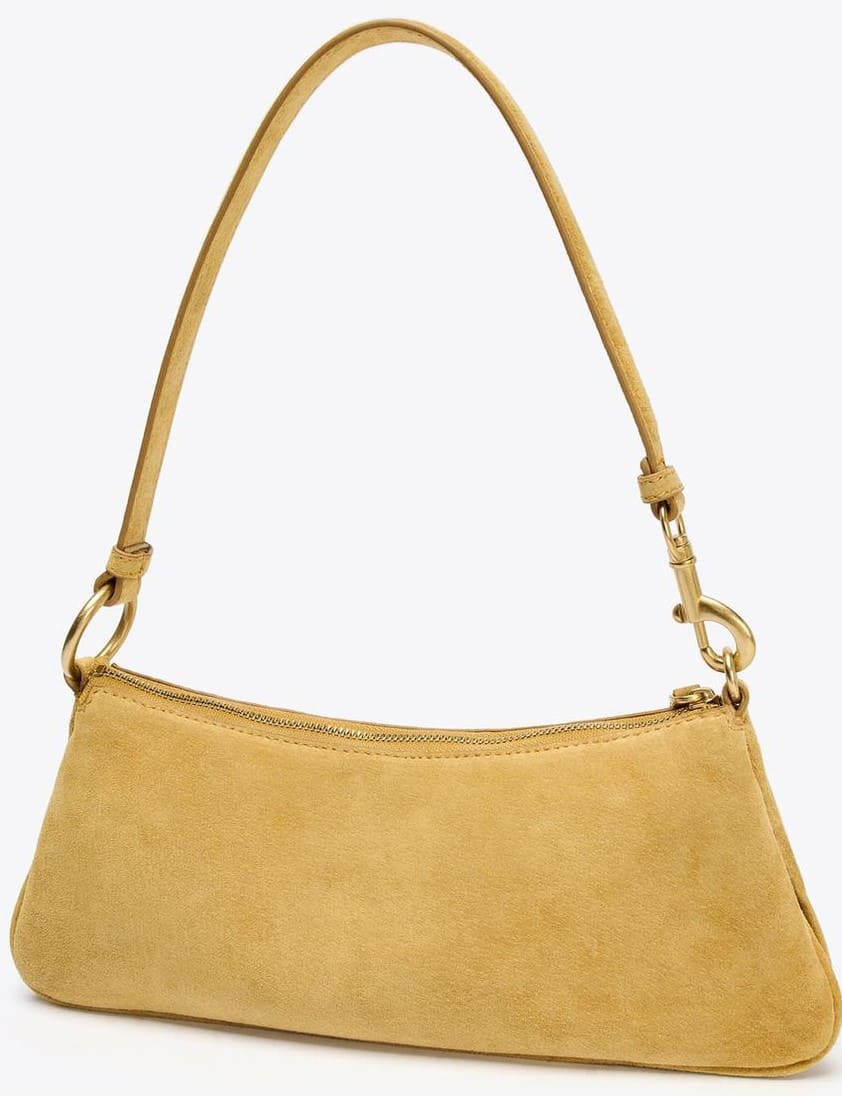 Bolso de hombro de piel, Zara