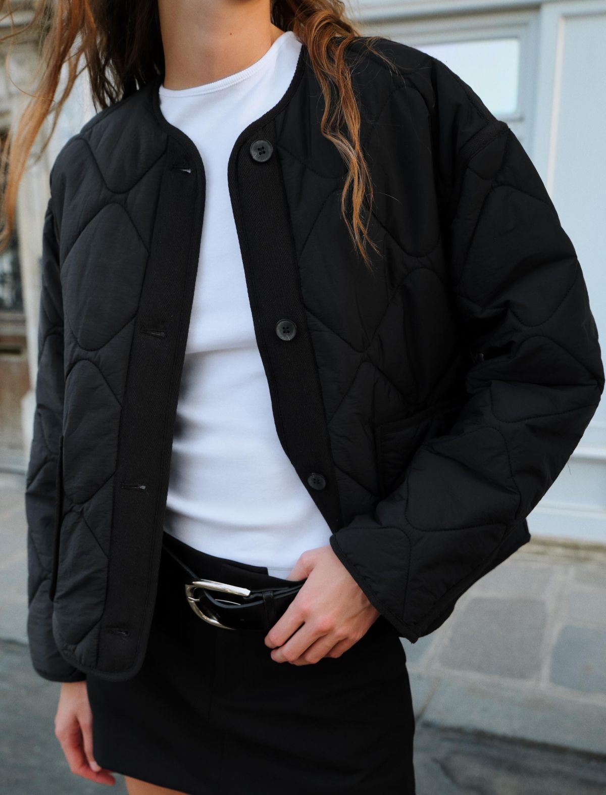 Cazadora acolchada water repellent de Zara