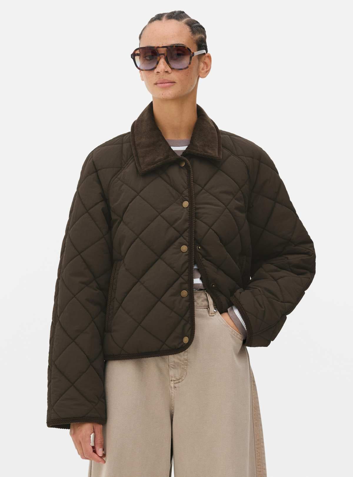 Chaqueta corta acolchada clásica de Primark