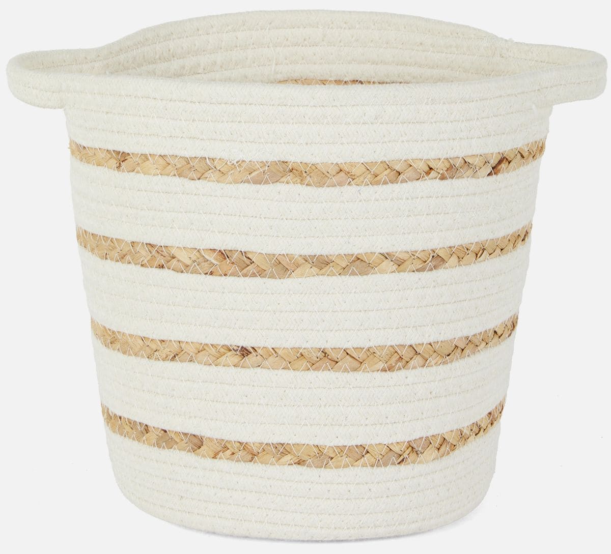 Cesta mediana tejida