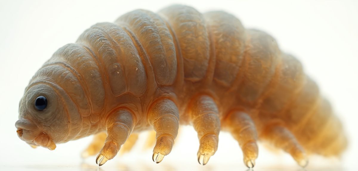 Primer plano de un tardígrado, oso de agua
