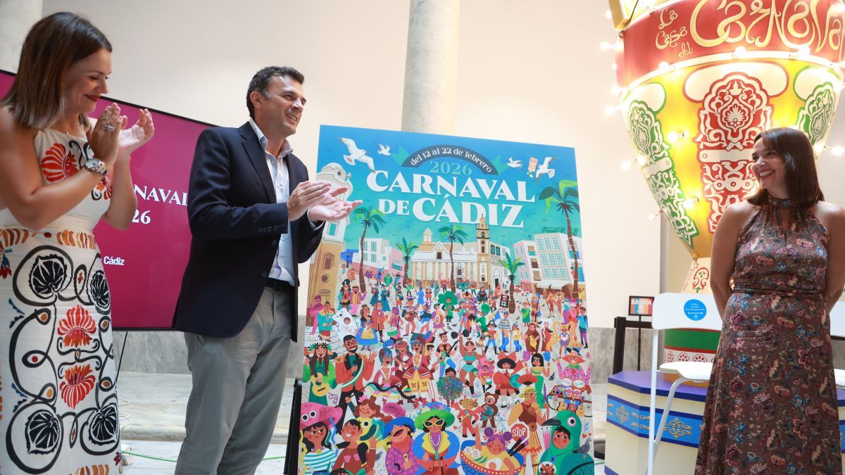 Cartel del Carnaval de Cádiz 2026 | Cristo García