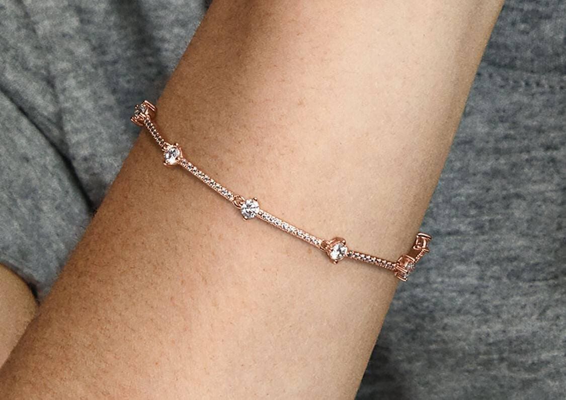 Pulsera Barras de Pavé Brillante de Pandora