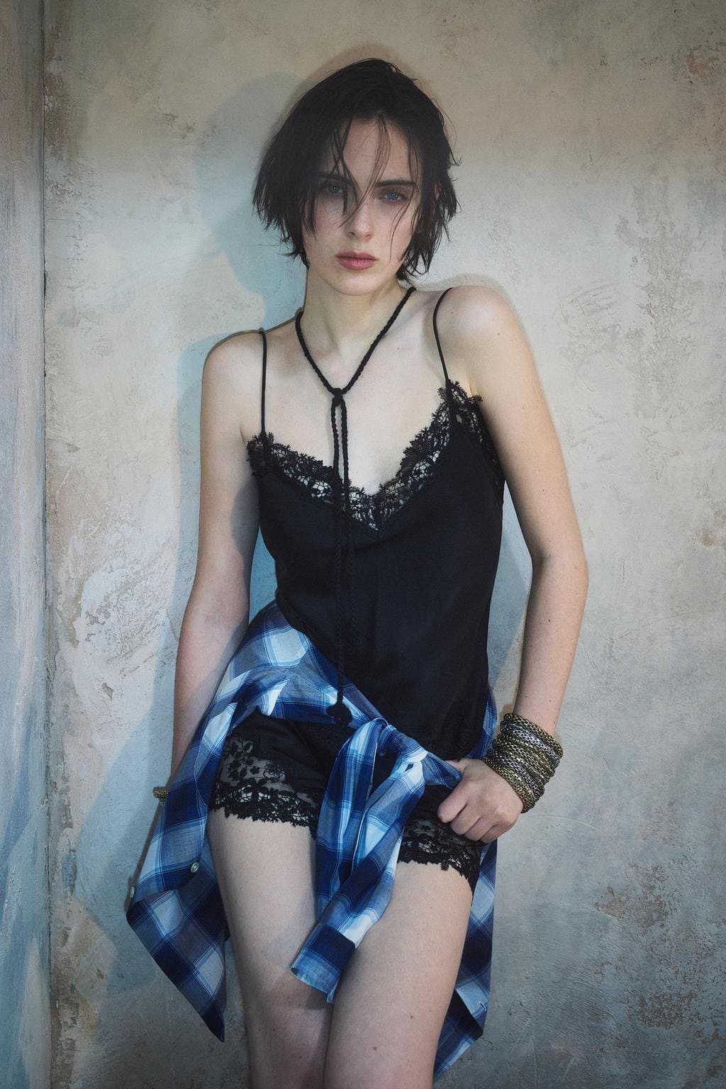 Top lencero de seda KATE MOSS X ZARA