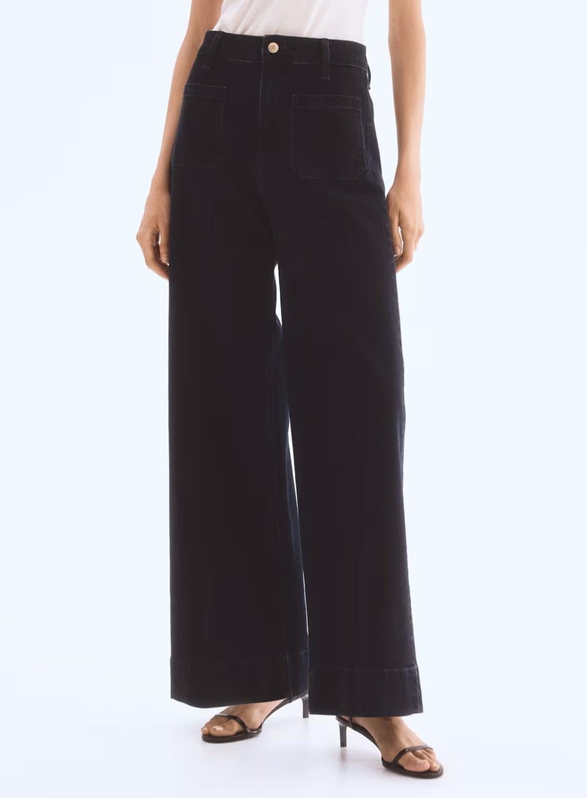 Wide High Jeans, H&M