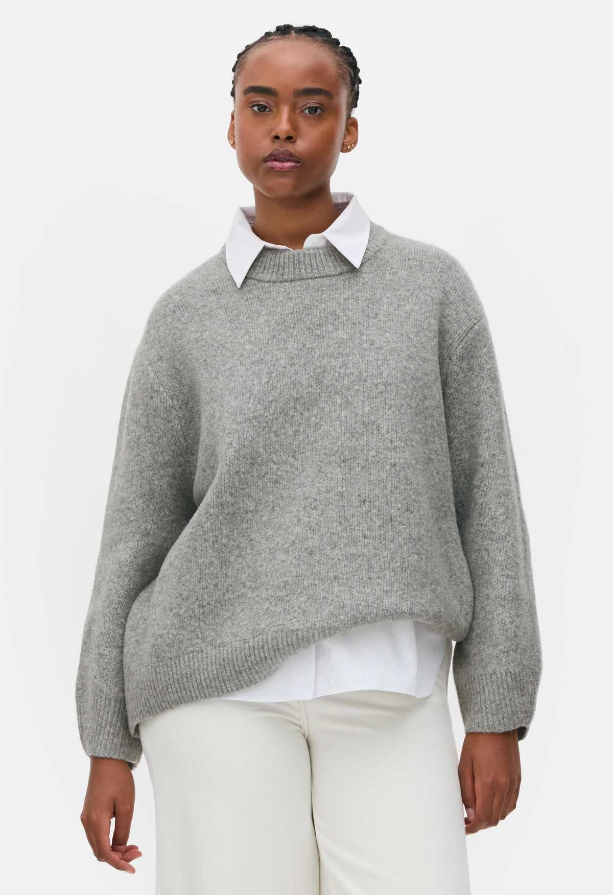 Jersey de cuello redondo holgado básico de Primark