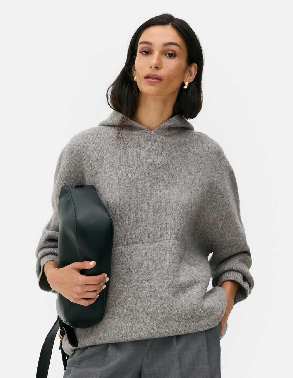 Sudadera de punto básica con capucha de Primark