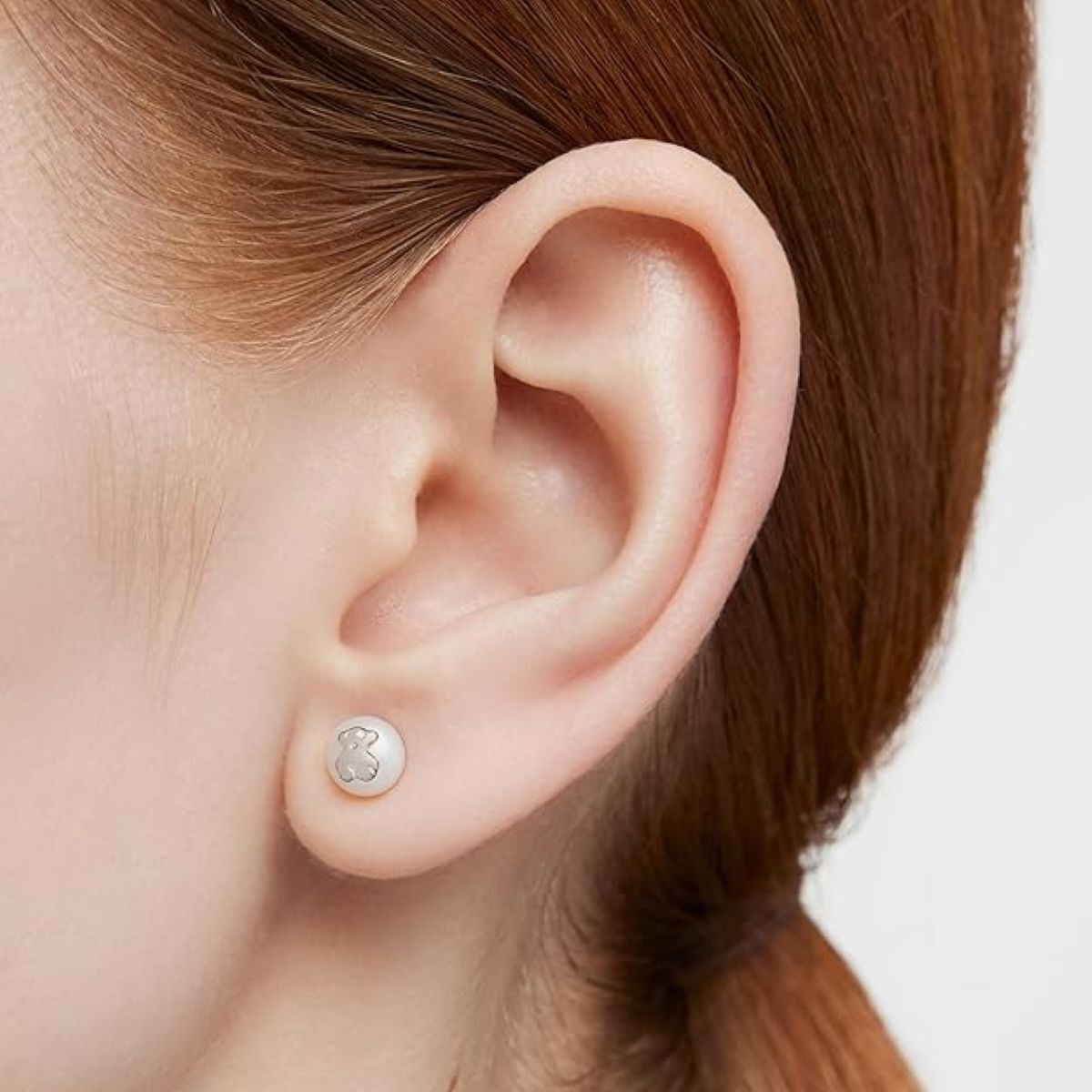 Pendientes de plata de primera ley sobre perlas colección Icon Pearl Tous de Amazon