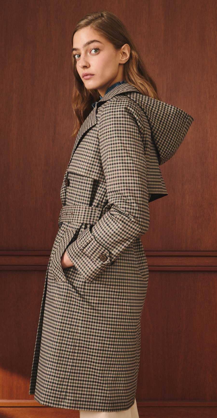 Lloyd's Gabardina larga estampada de mujer en El Corte Inglés