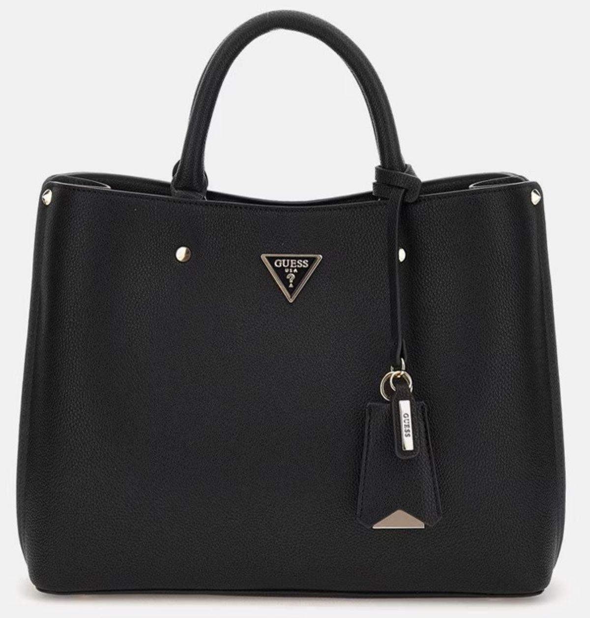 Bolso de mano grande Meridian negro con bandolera regulable Guess de El Corte Inglés