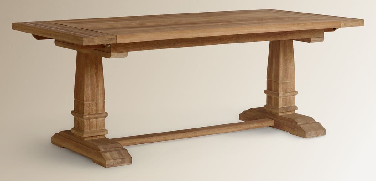 La mesa de comedor extensible de madera de roble Vintage de El Corte Inglés