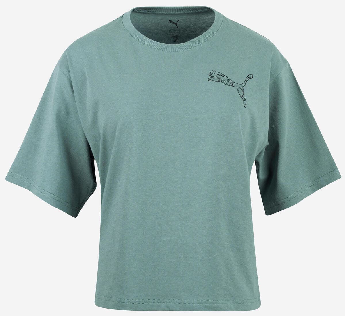 La camiseta para mujer verde de manga corta de Puma en Decathlon