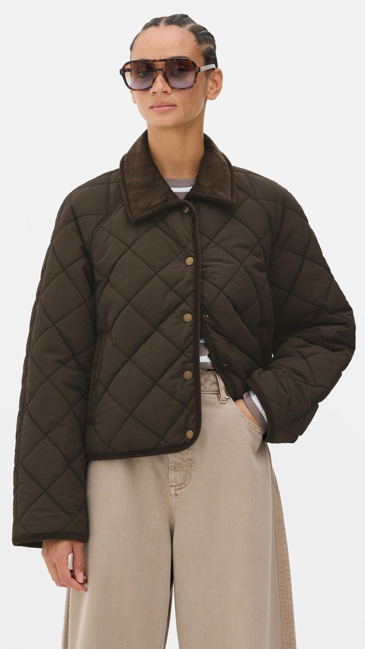 Chaqueta corta acolchada clásica de Primark