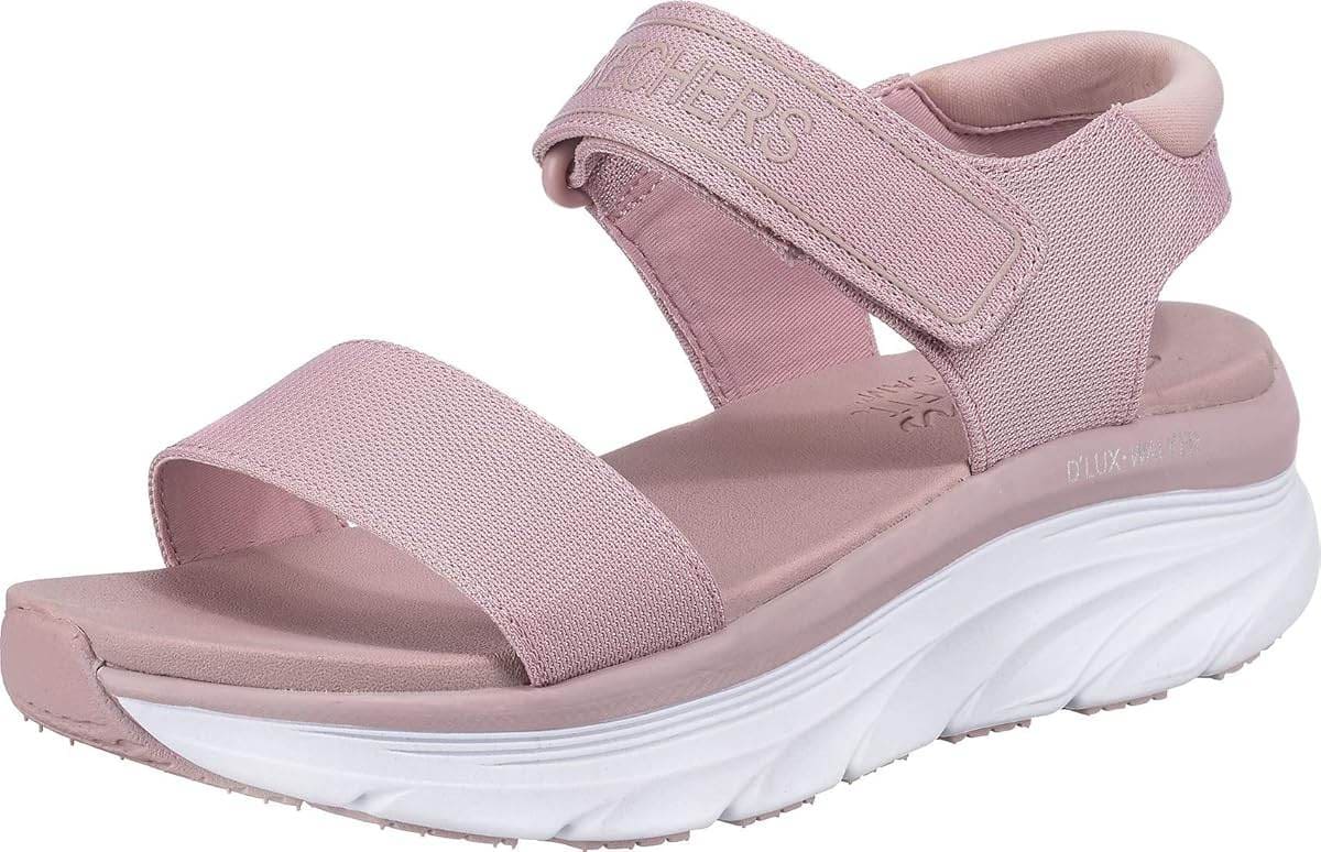 Skechers D'lux Walker New Block Sandalias Deportivas Mujer en Amazon