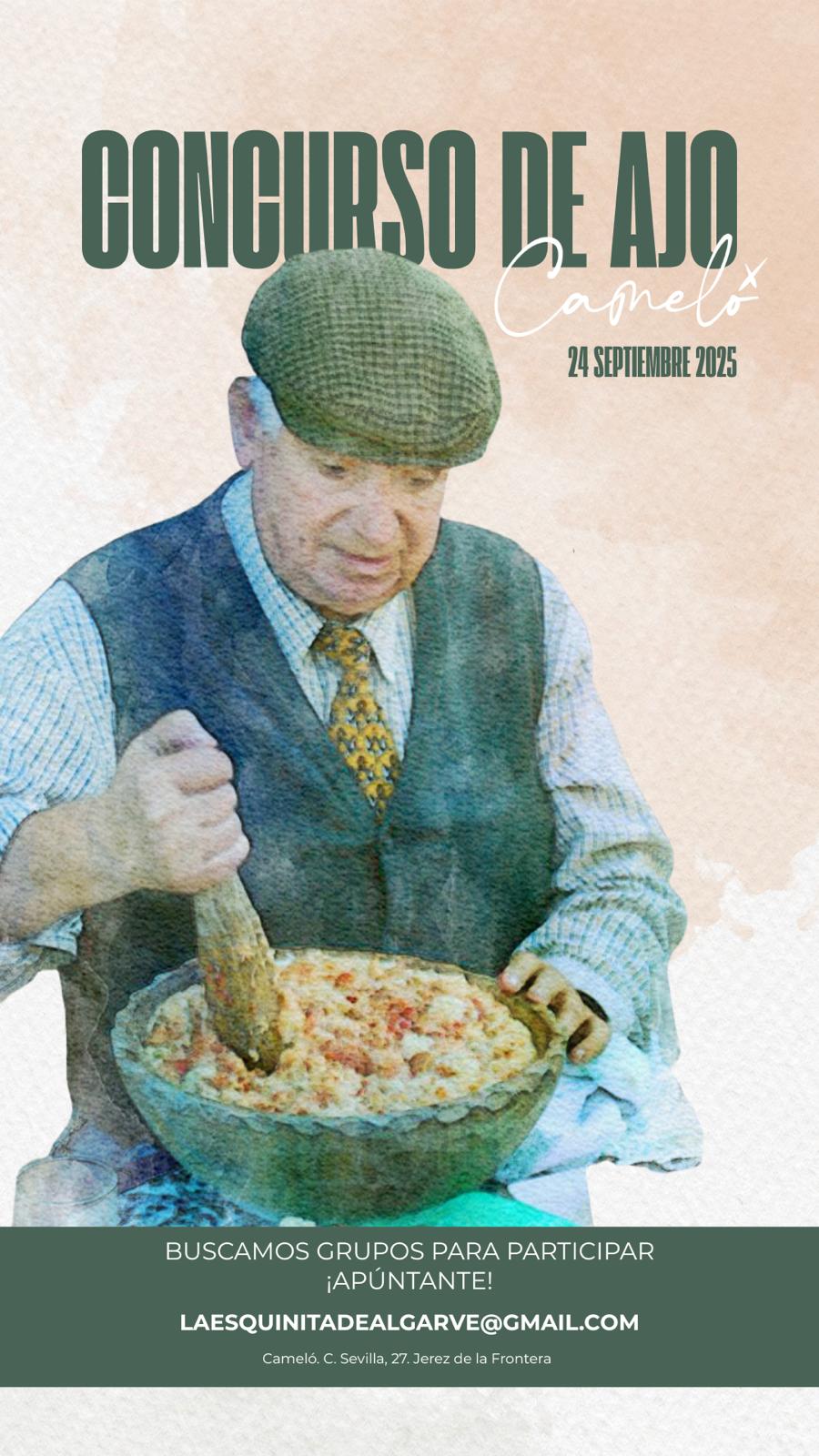 Concurso de ajo en Cameló Jerez