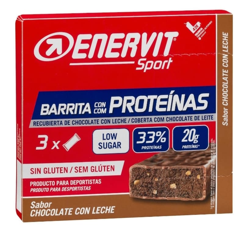 Barrita con proteínas Enervit Sport sabor chocolate con leche