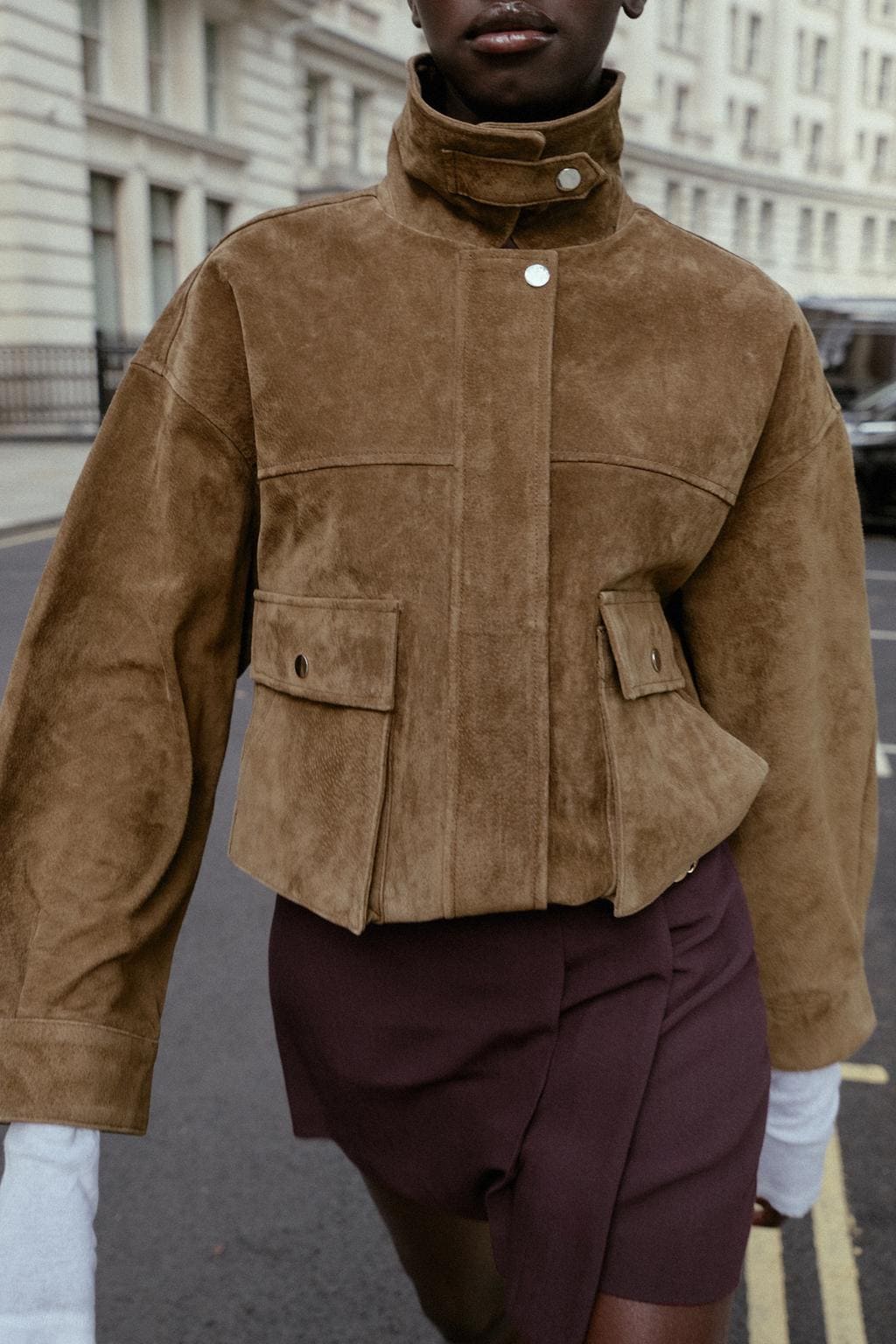 Cazadora bomber 100 de piel