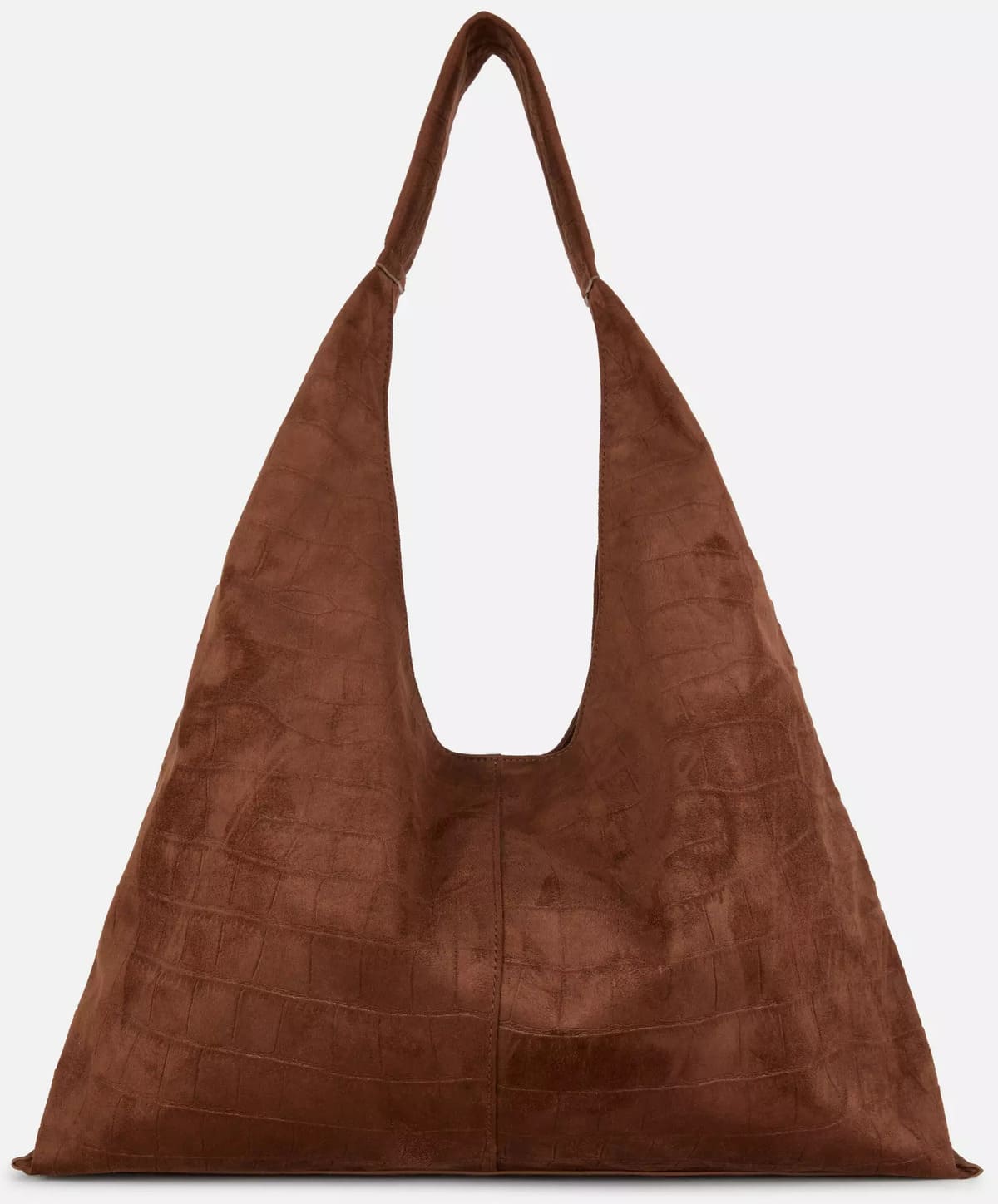 El bolso shopper de efecto cocodrilo en color tostado de Primark