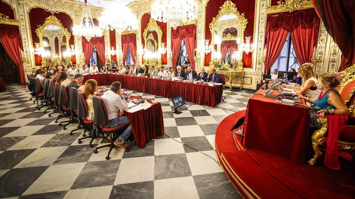 Imagen de la sesión celebrada en el Palacio Provincial