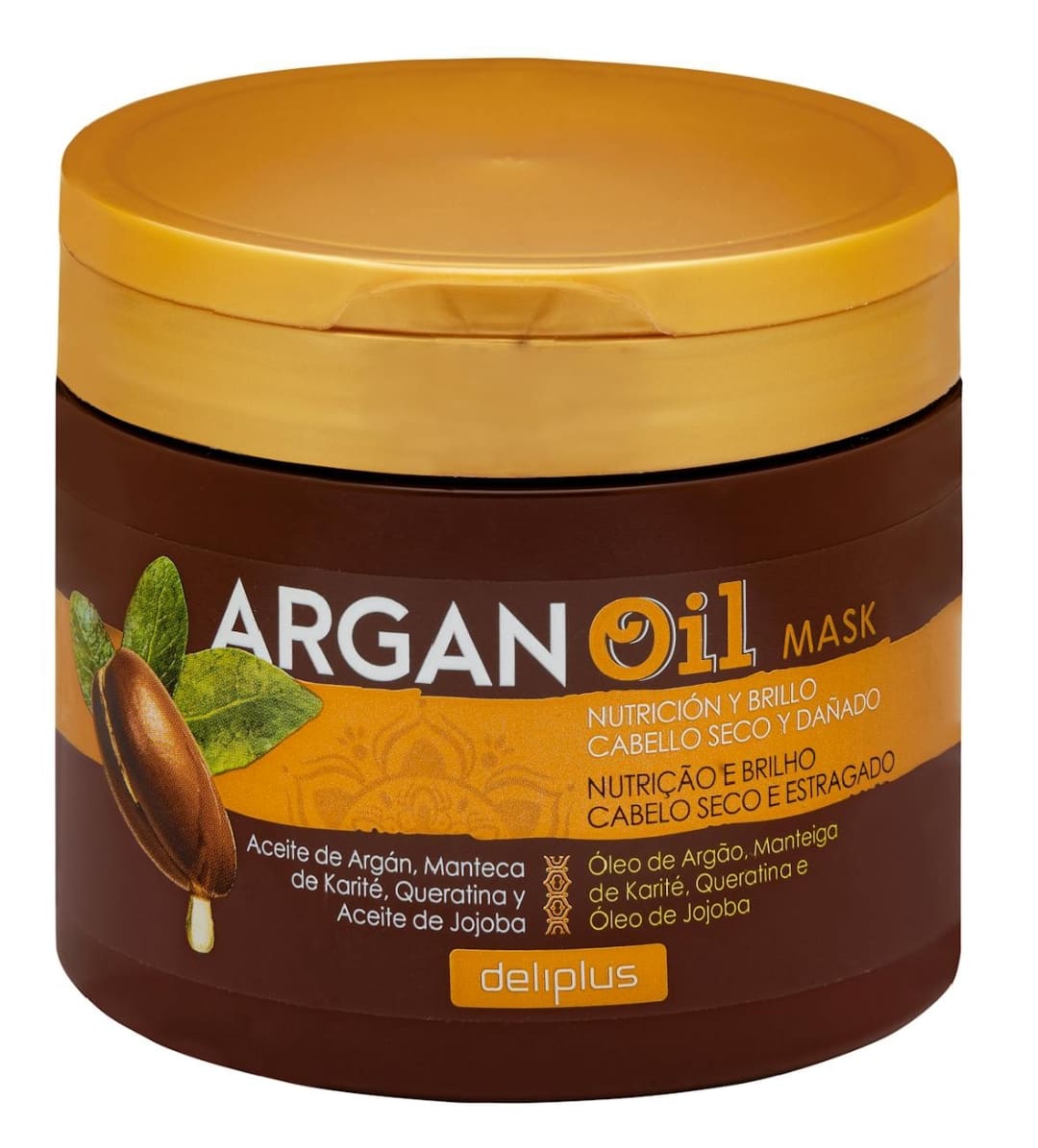 Mascarilla Argan Oil Deliplus cabello seco y dañado