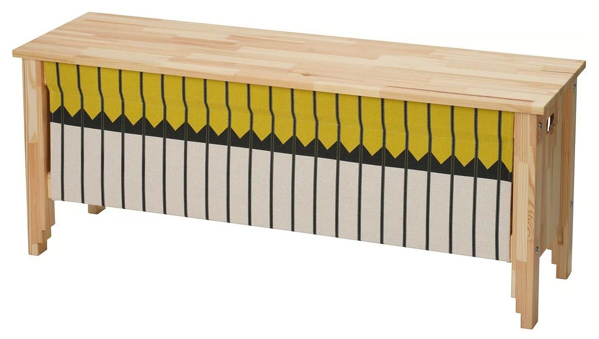 Banco con almacenaje OMMJÄNGE