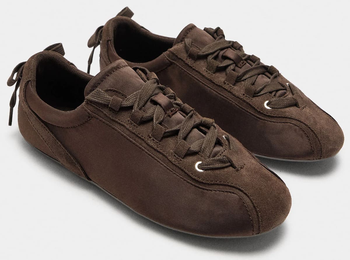 Las nuevas zapatillas con piel monocromáticas en color marrón de Parfois