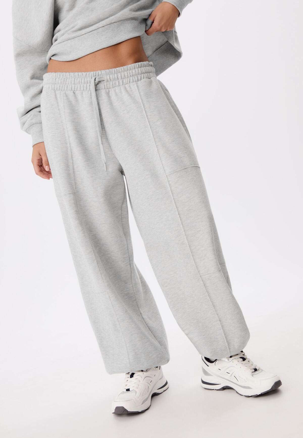 Pantalón jogger balloon felpa