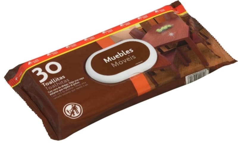 Toallitas limpiadoras de muebles Bosque Verde