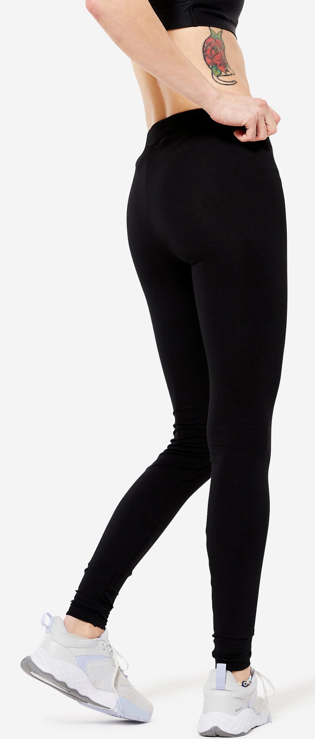 Leggings algodón de tiro alto Domyos 500 de Decathlon