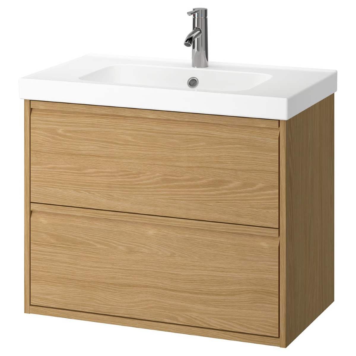 ÄNGSJÖN-ORRSJÖN Mueble de baño con lavabo y cajones de Ikea 1