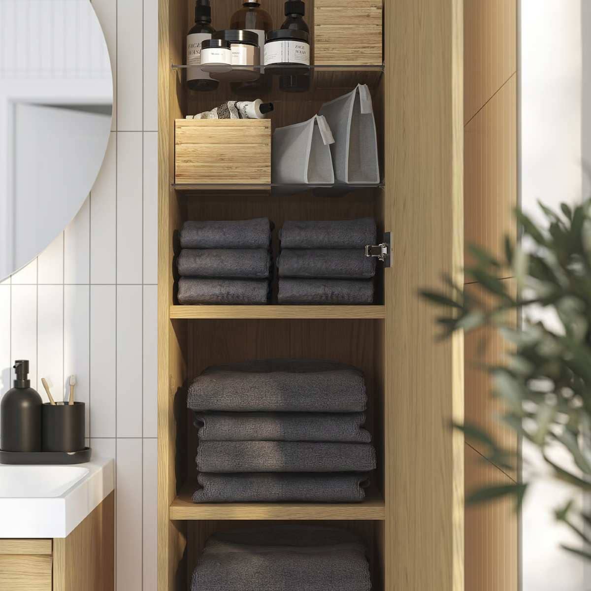 HEMNES - VÄSTERSJÖN Mueble abierto con lavabo y cajón de Ikea