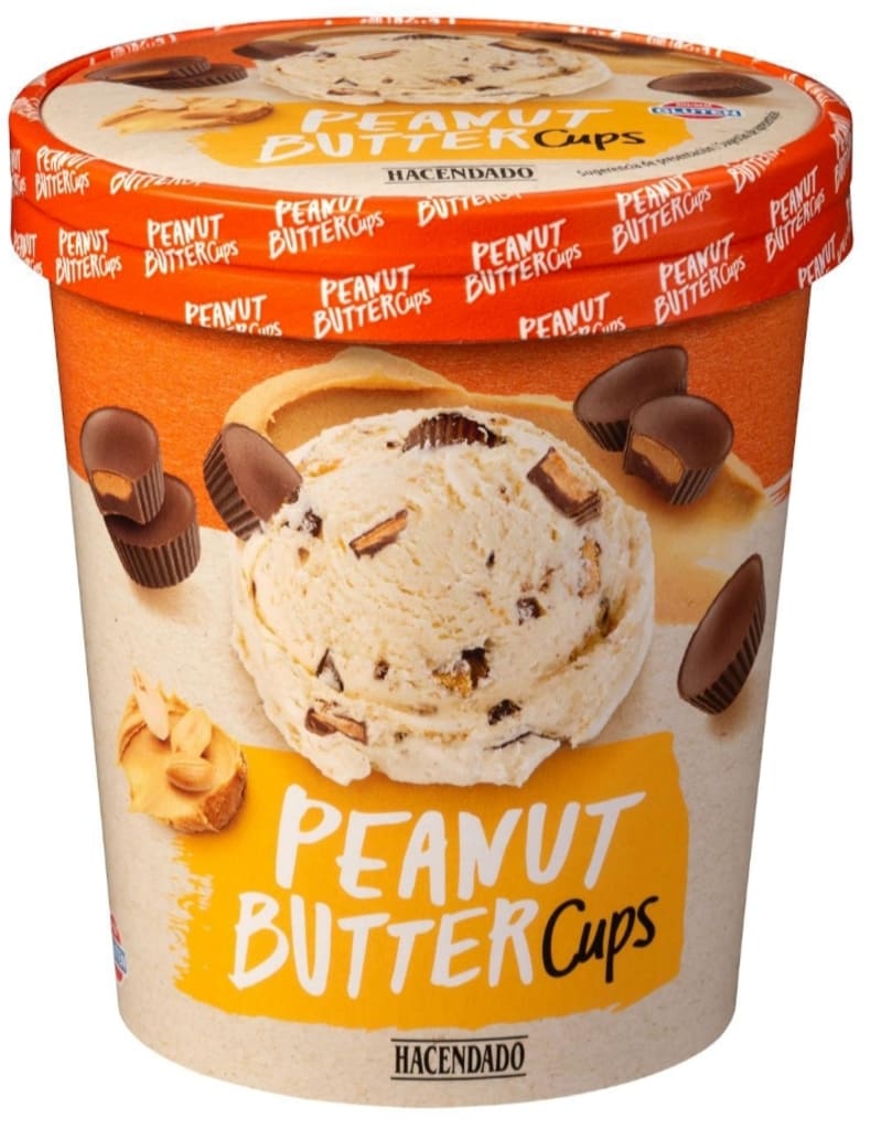Helado Peanut Butter Cups Hacendado