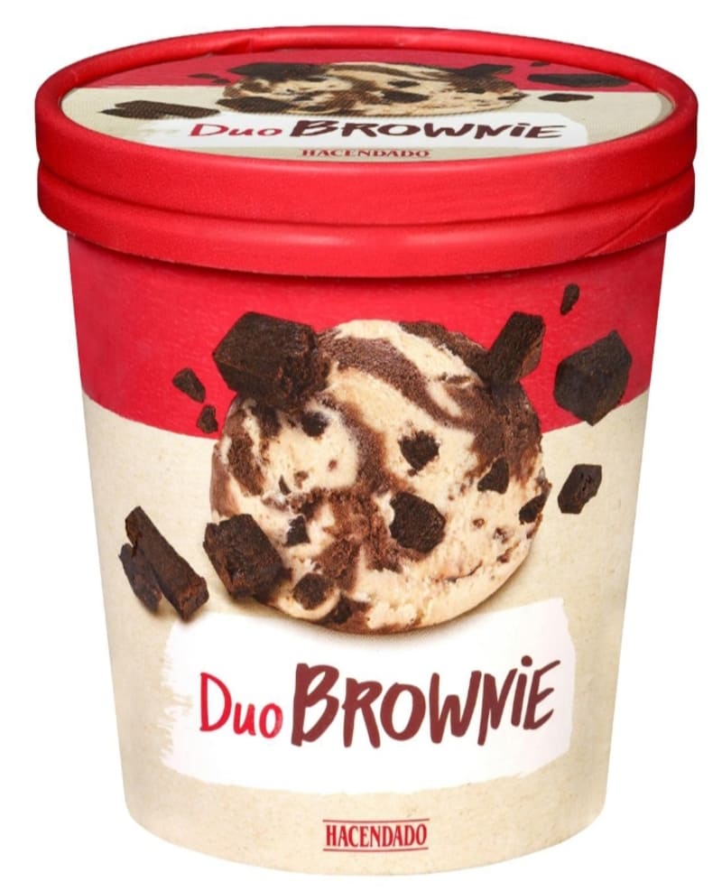 Helado Duo Brownie Hacendado