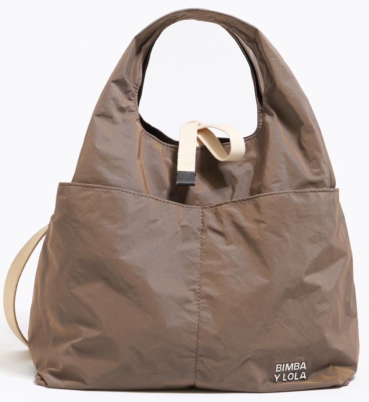 Bolso de mano Paper mediano nylon Bimba y Lola de El Corte Inglés