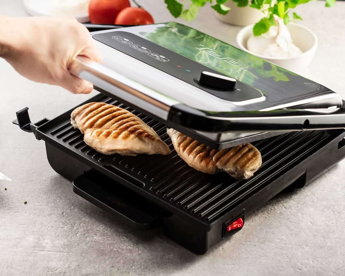 Grill de carne multifunción y sandwichera Tefal Panini Adjust en El Corte Inglés