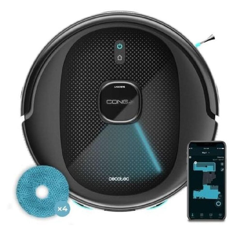 El robot aspirador Cecotec Conga 9590 Spin Revolution Supreme en Carrefour