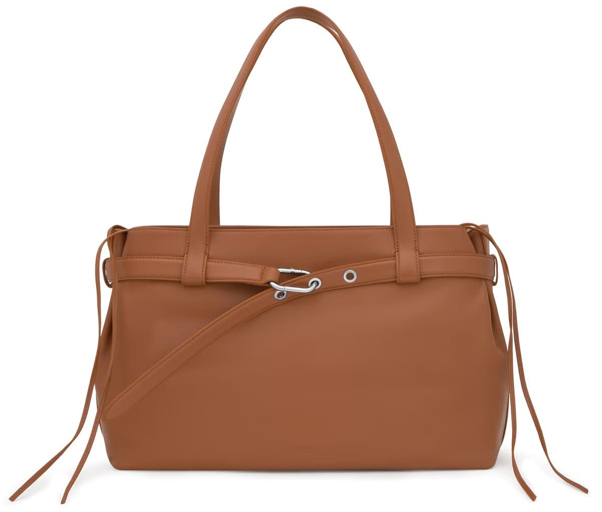 El nuevo bolso shopper grande de piel en color camel Tous Hold
