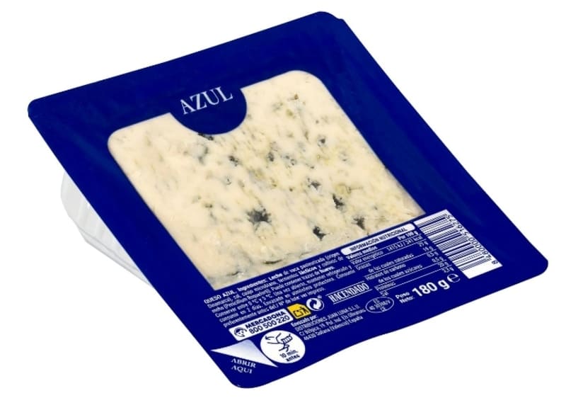 Queso azul de vaca Hacendado