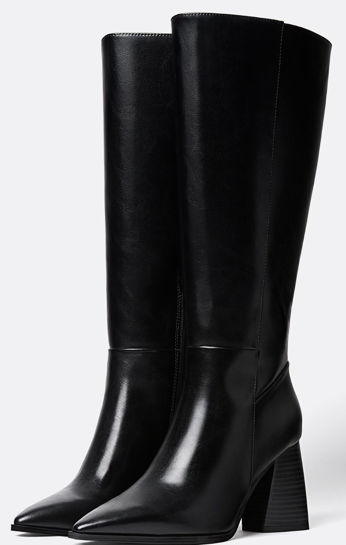 Botas altas tacón de Stradivarius