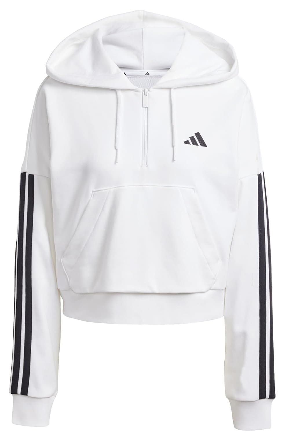 Sudadera con capucha de rizo francés con cremallera Adidas Essentials