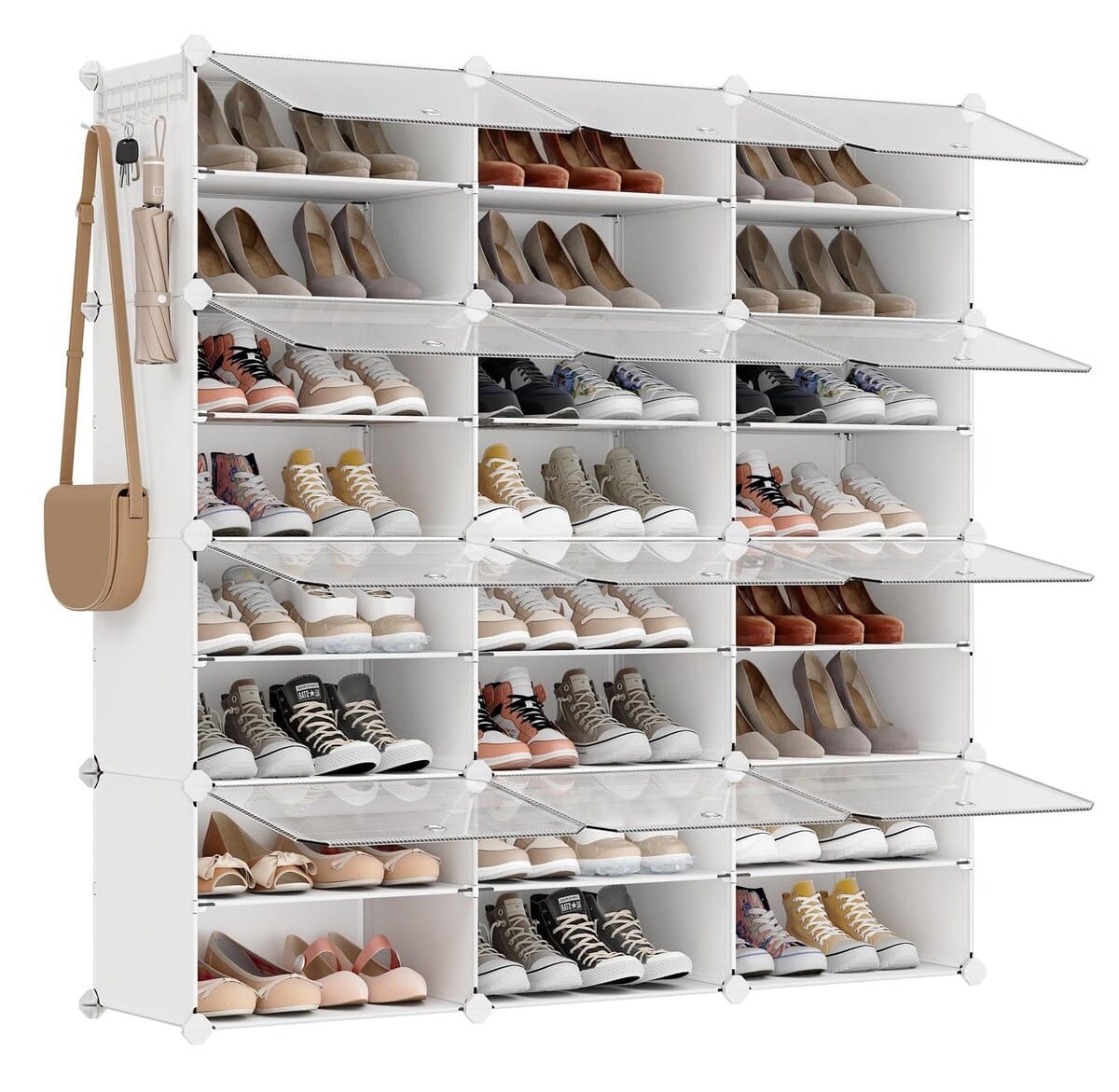 Zapatero modular de plástico