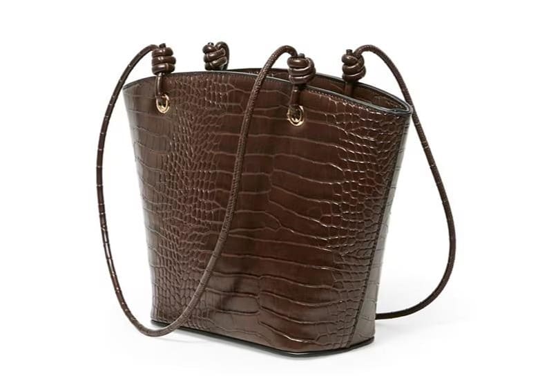 Capazo croco con nudos