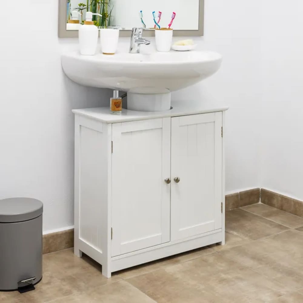 Bajo lavabo pie de madera