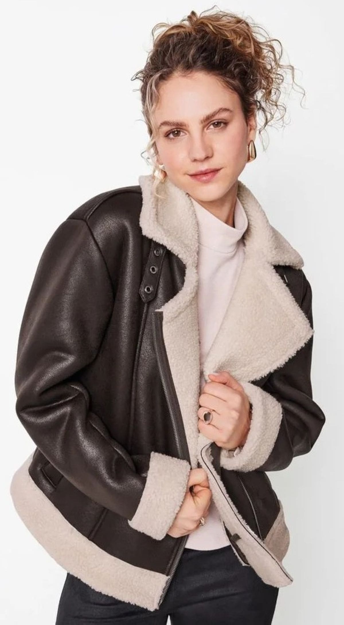 Cazadora efecto cuero OEKO-TEX STANDARD 100 de Lidl