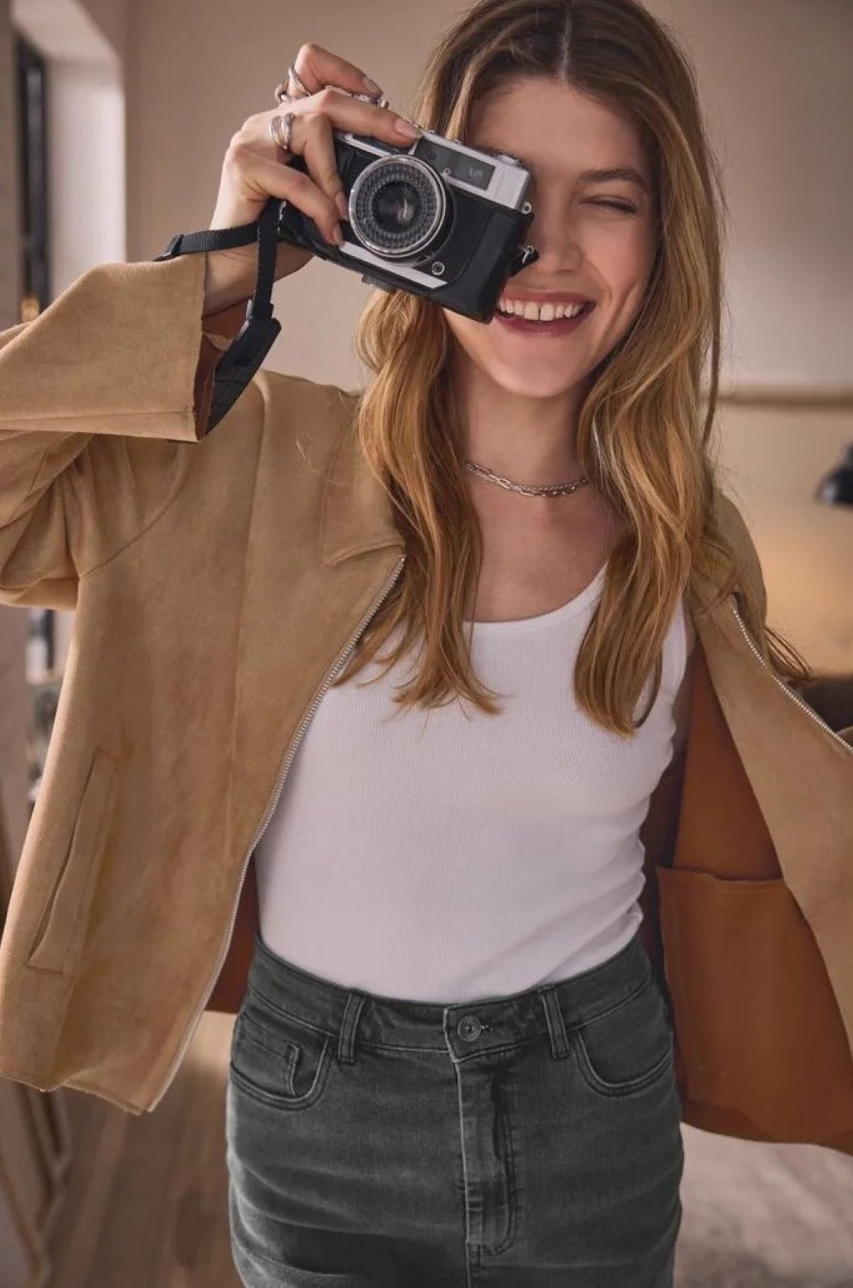 Cazadora de terciopelo Esmara de Lidl