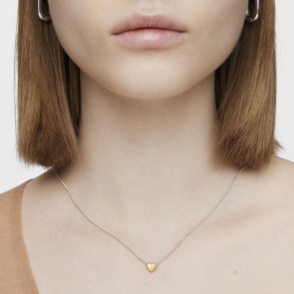 Collar corto corazón bicolor My Other Half de Tous